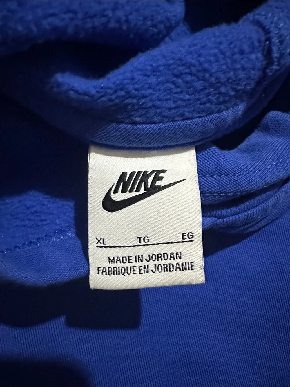 Nike Royal Blue Kids Hoodie Sweatshirt
